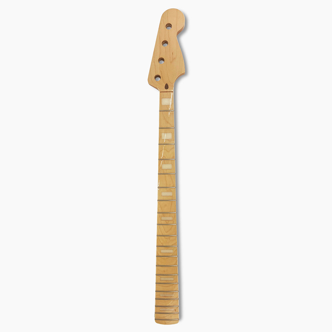 Allparts Licensed by Fender Neck for Jazz Bass, Vintage Tint, White Inlay