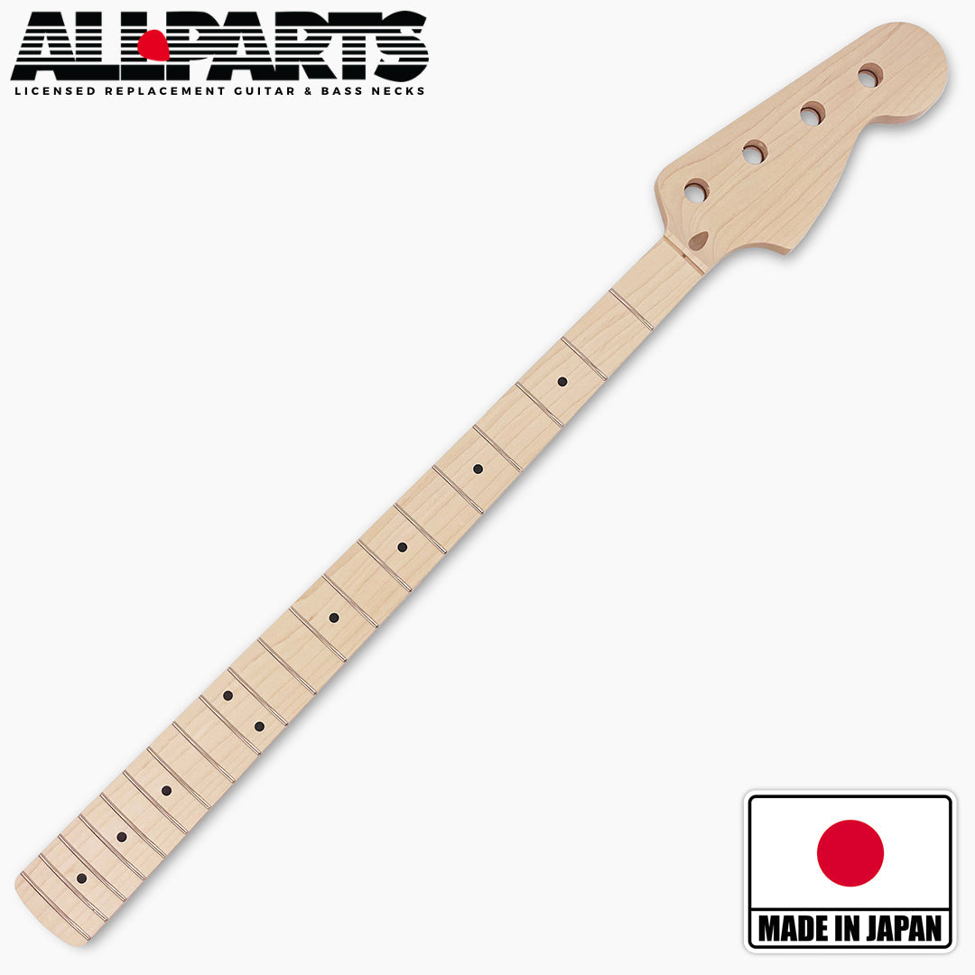 Allparts Licensed by Fender Neck for Jazz Bass, Rosewood Fingerboard, Unfinished