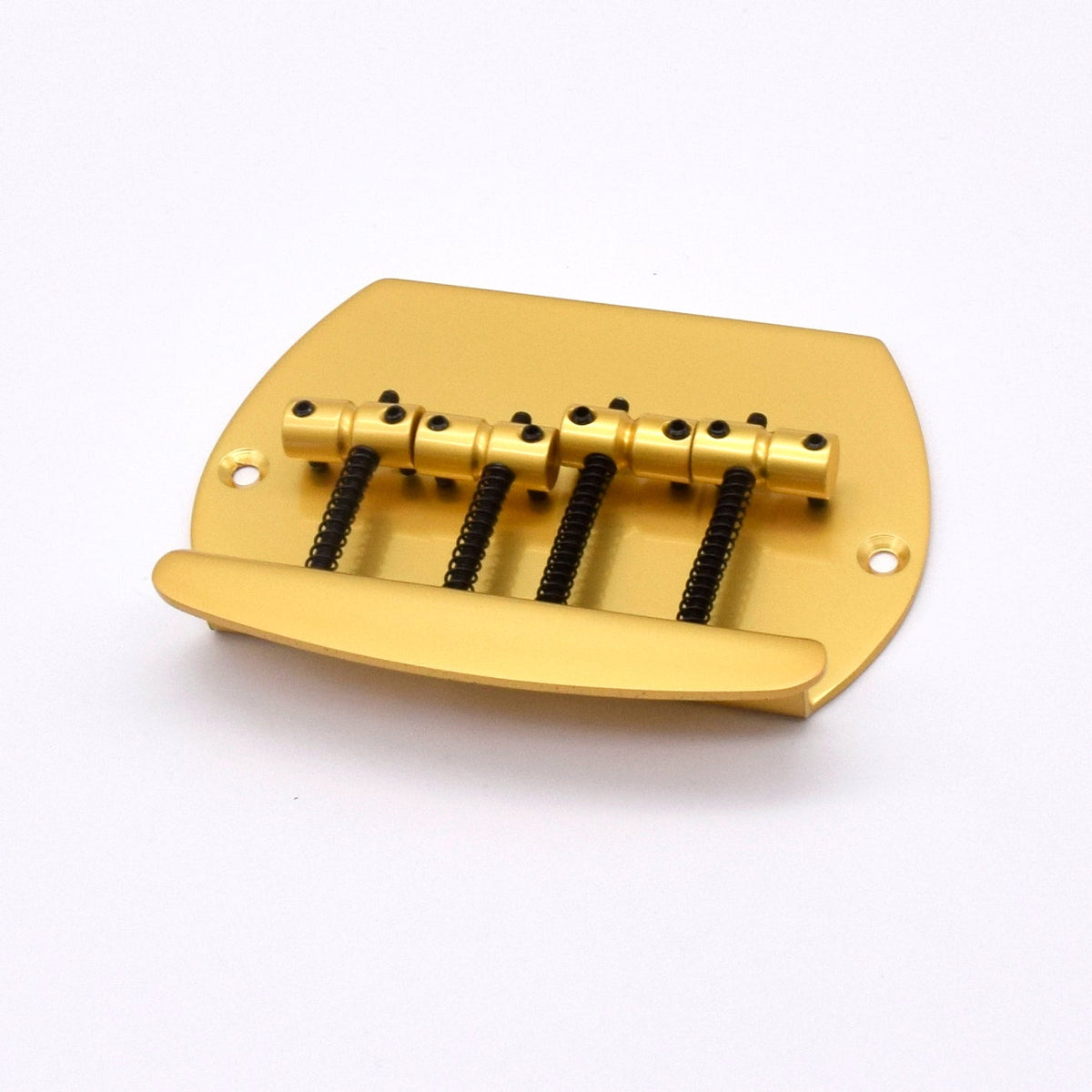 KD By AxLabs 4-String Bass Bridge, Large Round Plate, Satin Gold