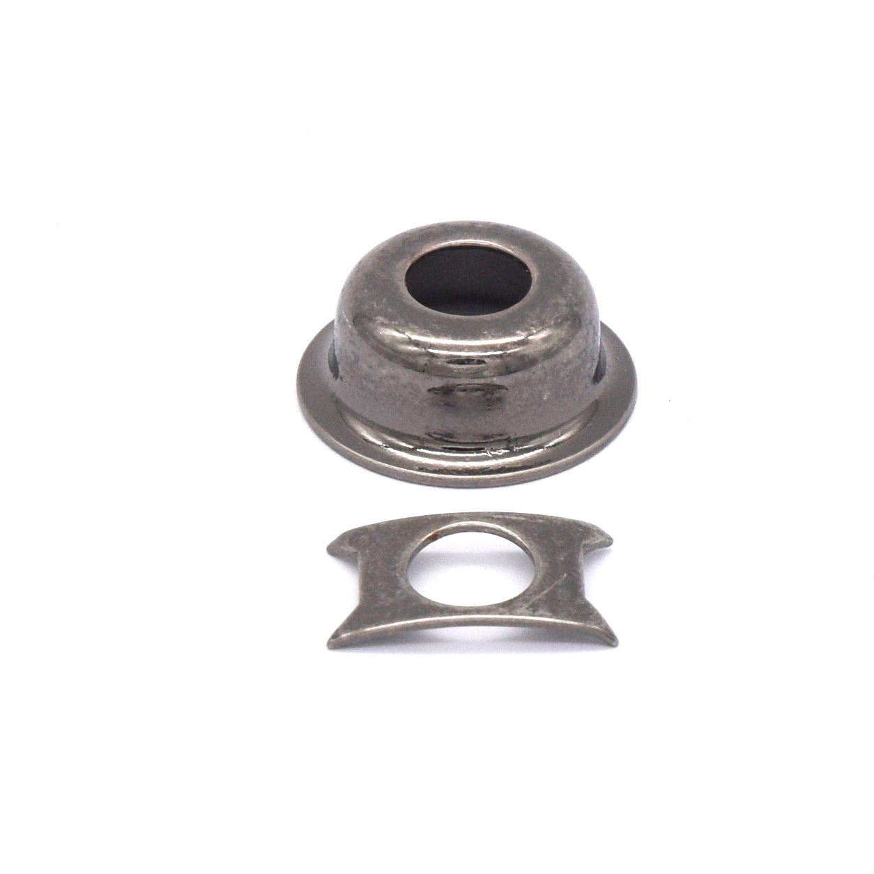 KD By AxLabs Recessed Tele-Style Cup Jack Plate, Antique Silver