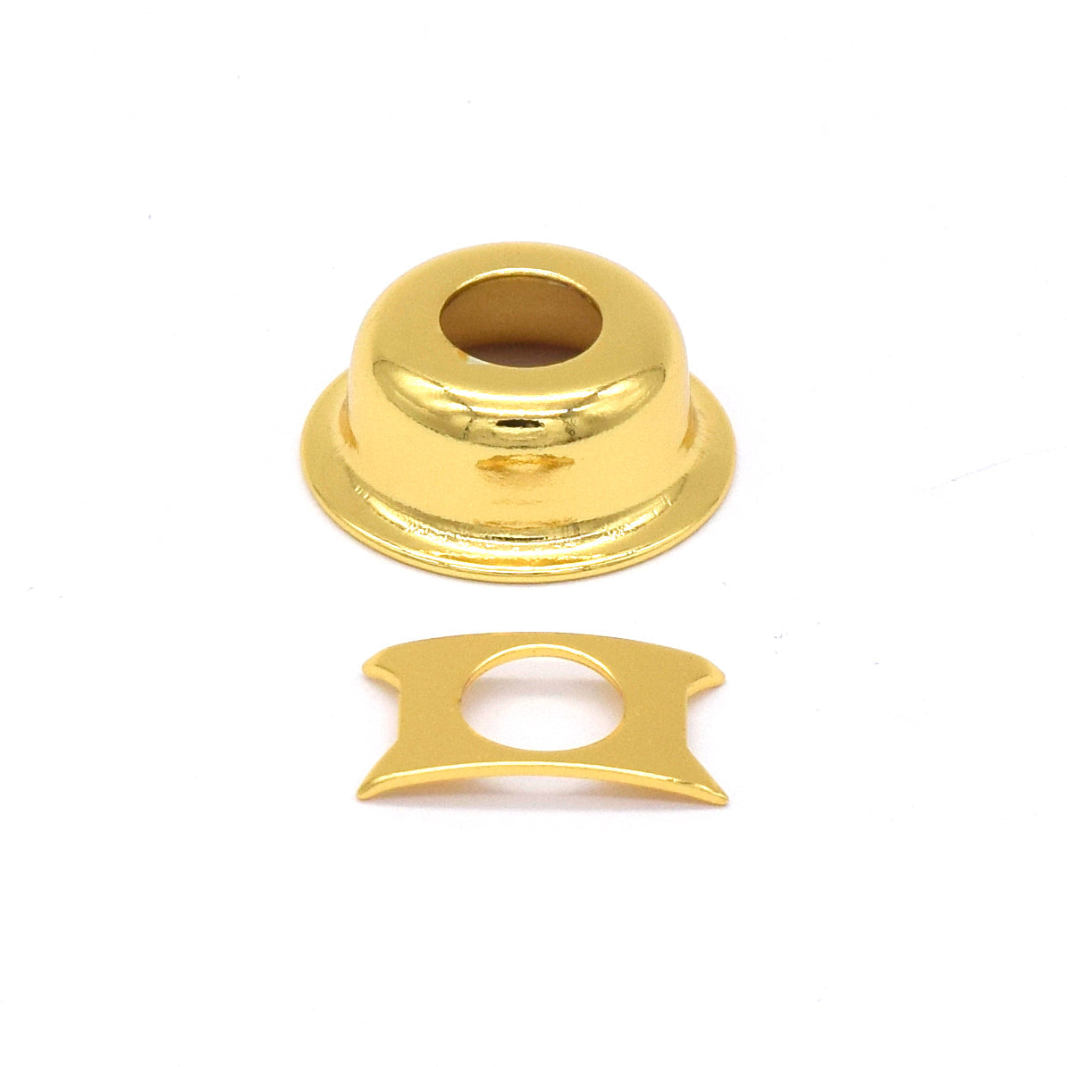 KD By AxLabs Recessed Tele-Style Cup Jack Plate, Gold