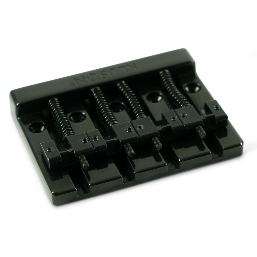 Kluson High Mass 4-String Bass Bridge, Zinc w/ Brass Saddles