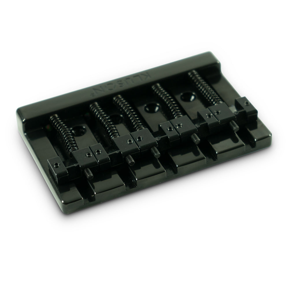Kluson High Mass 5-String Bass Bridge, Zinc w/ Brass Saddles