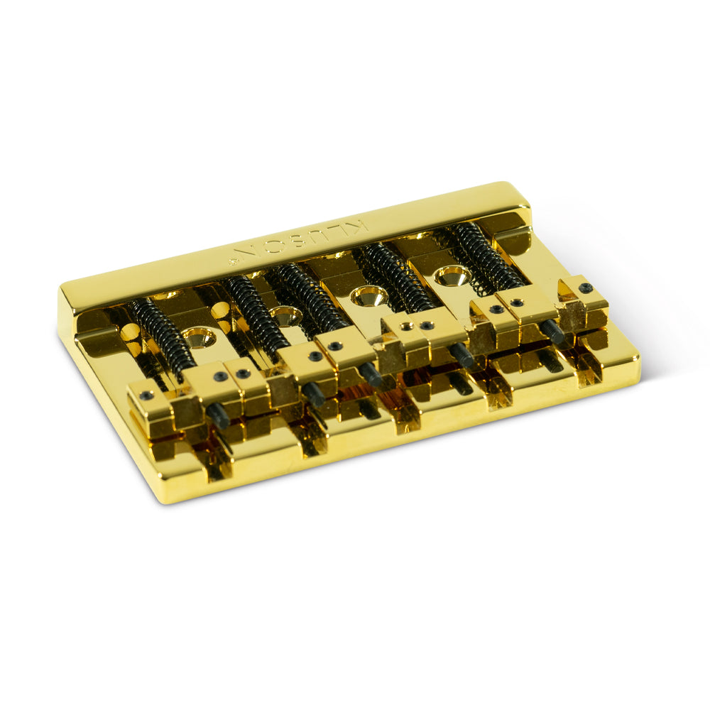 Kluson High Mass 5-String Bass Bridge, Zinc w/ Brass Saddles