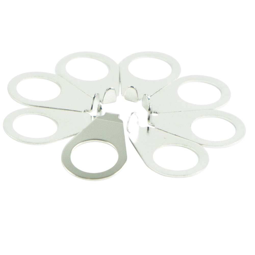 Kluson 90 Degree Steel Blunt Tip Pointer Washers (8)