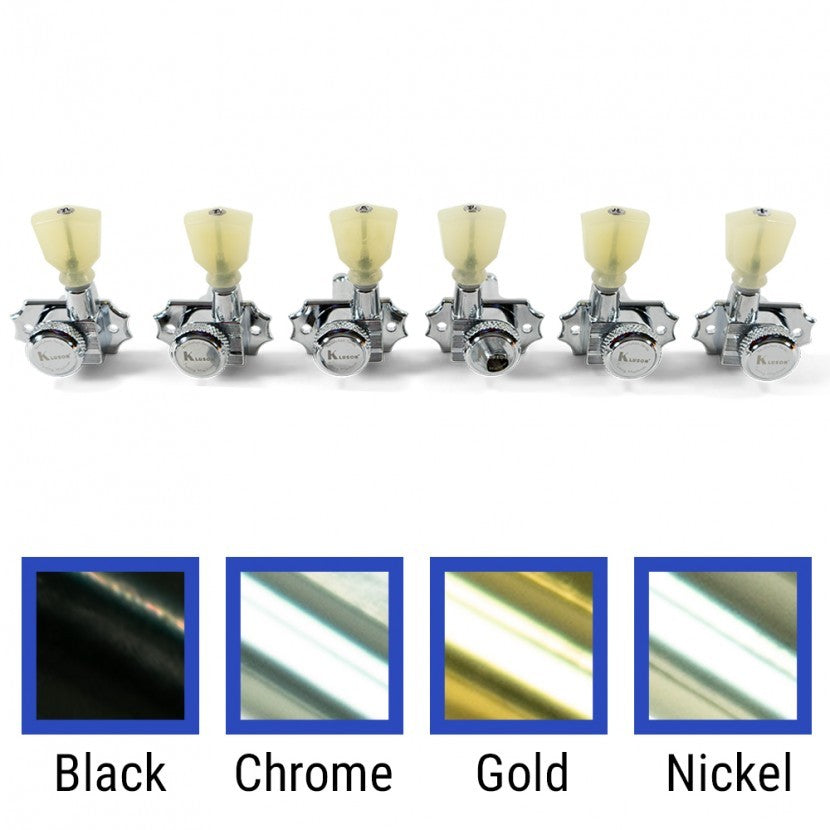 Kluson Revolution Series G-Mount 3x3 Locking Tuning Machines