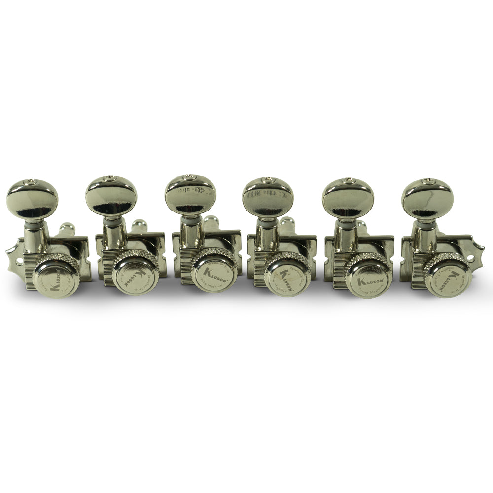 Kluson Locking Revolution Series H-Mount 6-In-Line Tuning Machines w/ Staggered Posts