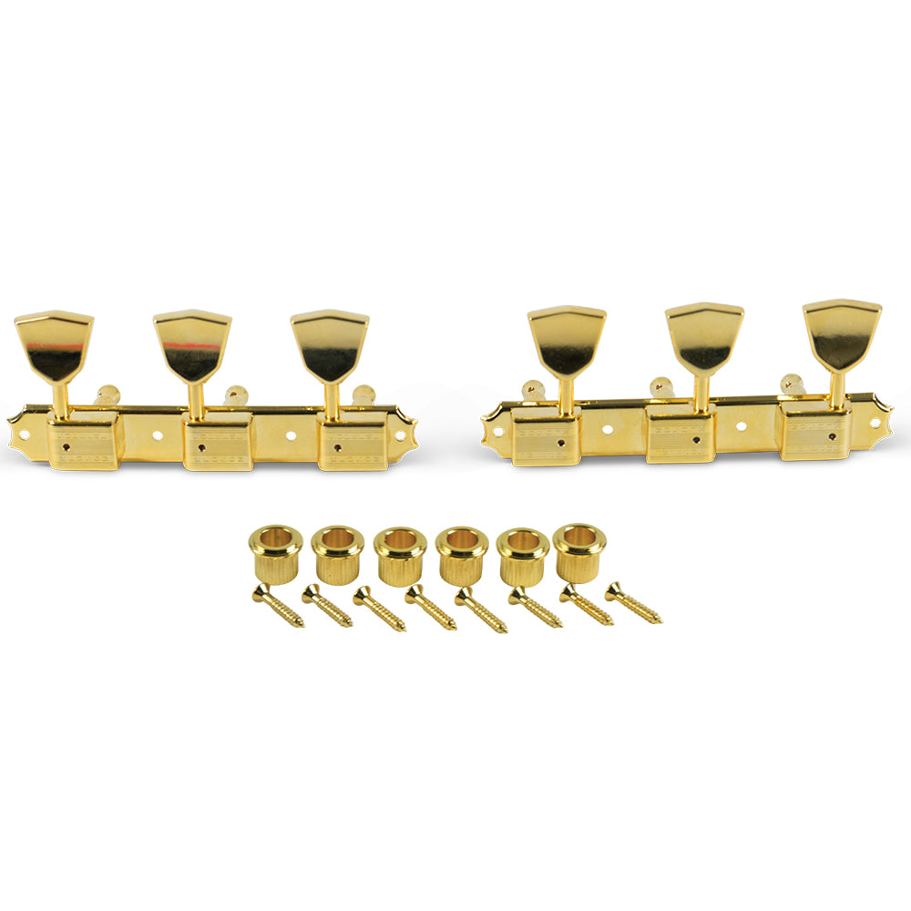 Kluson Supreme Series 3-On-A-Plate Tuning Machines
