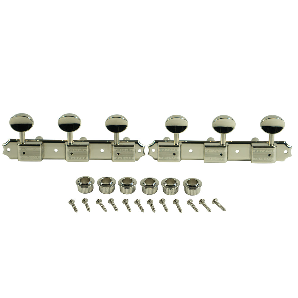Kluson Supreme Series 3-On-A-Plate Tuning Machines