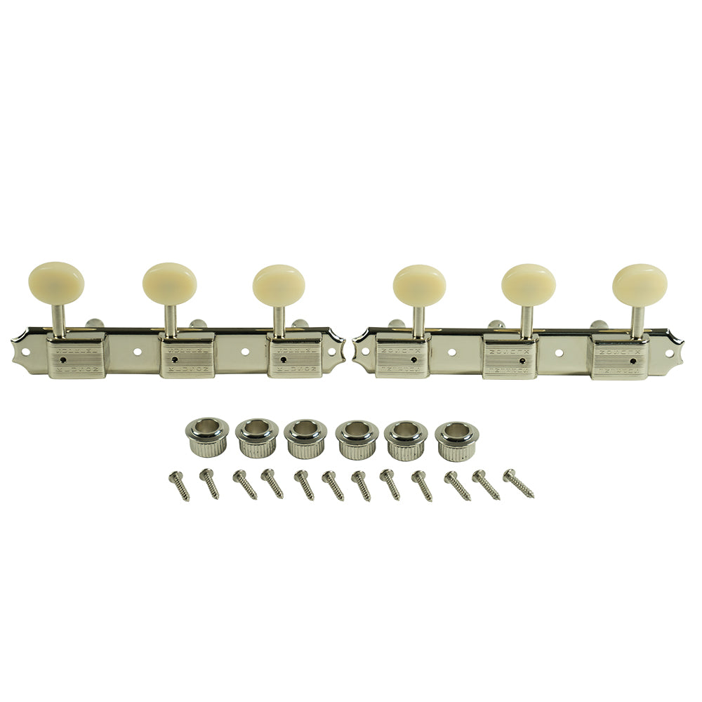 Kluson Supreme Series 3-On-A-Plate Tuning Machines