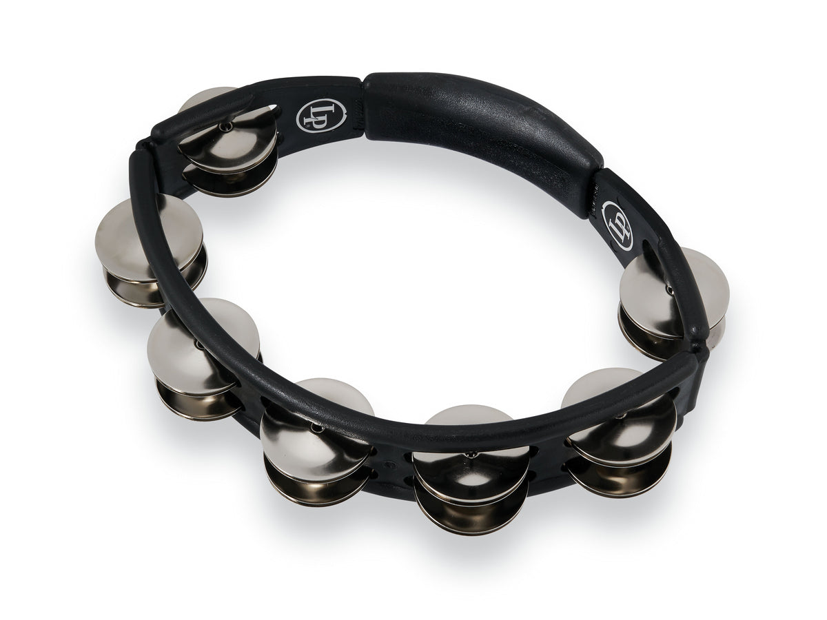 LP Cyclops Handheld Tambourine, Steel, Black