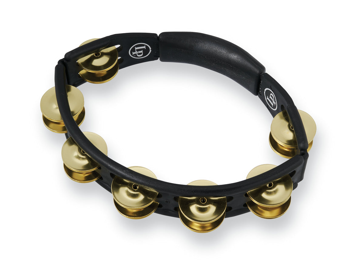 LP Cyclops Handheld Tambourine, Brass, Black