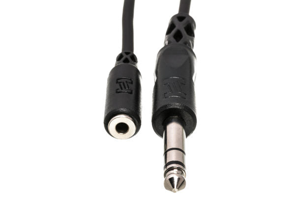 Hosa 10' Headphone Adapter Cable, 3.5mm TRS to 1/4" TRS
