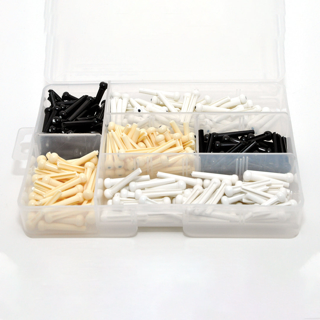 Plastic Bridge & End Pin Assortment (216 pcs)