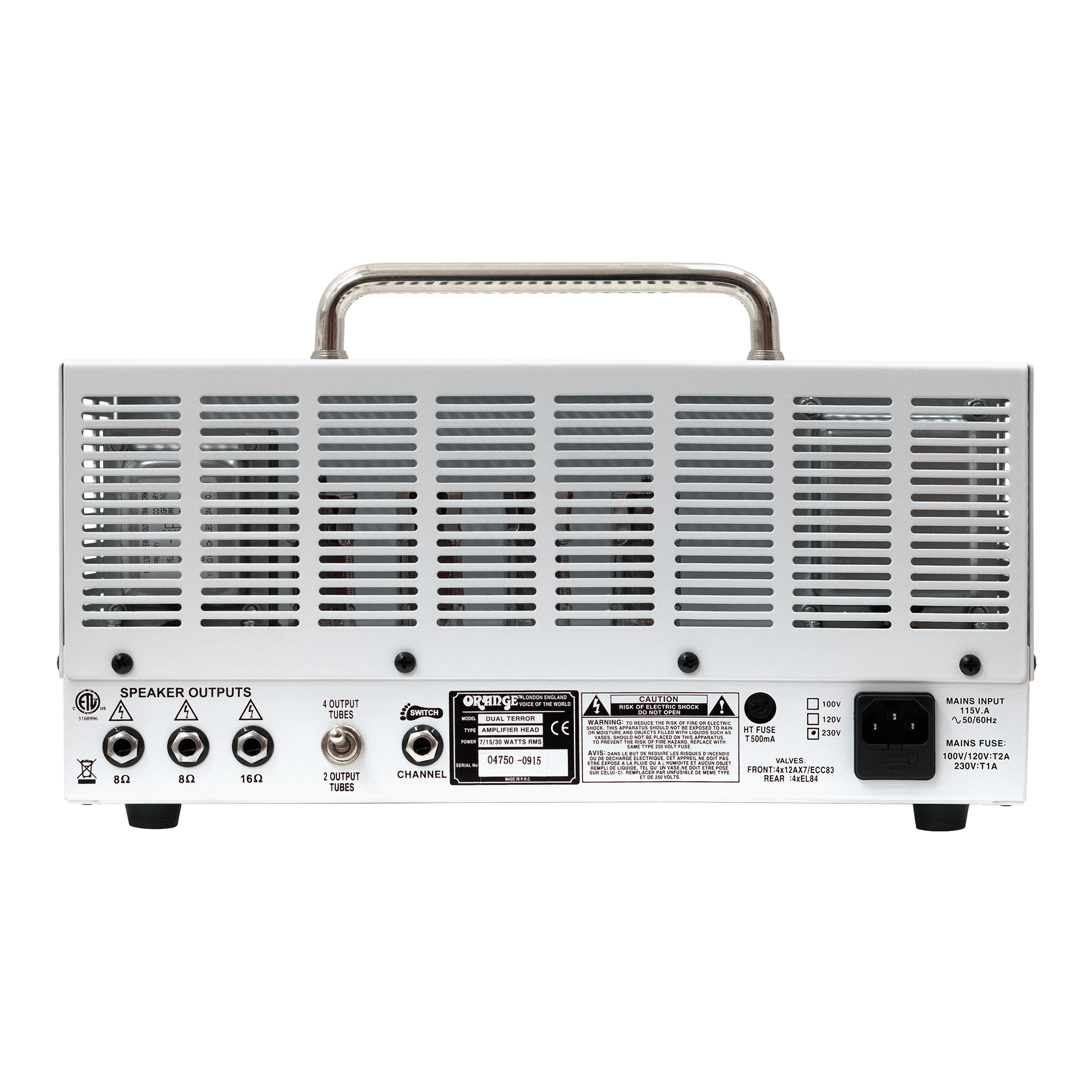 Orange Dual Terror DT30H 30W Tube Guitar Amp Head