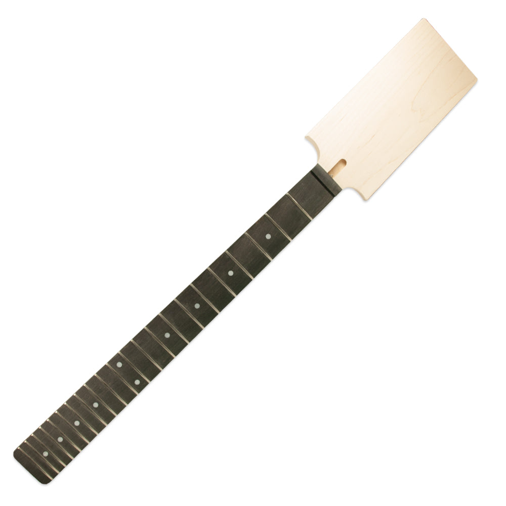 Angled Guitar Neck Blank - Ebony