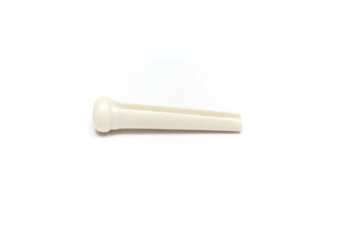 Graph Tech TUSQ Tradtitonal Bridge Pins 2mm White / Black Dot (6 Pcs)