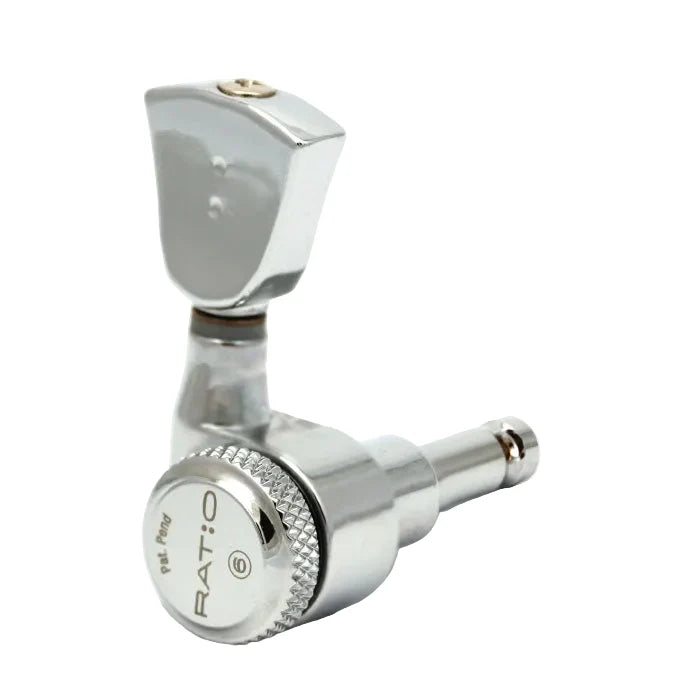 Graph Tech Acoustic Locking 3 + 3 Vintage Chrome