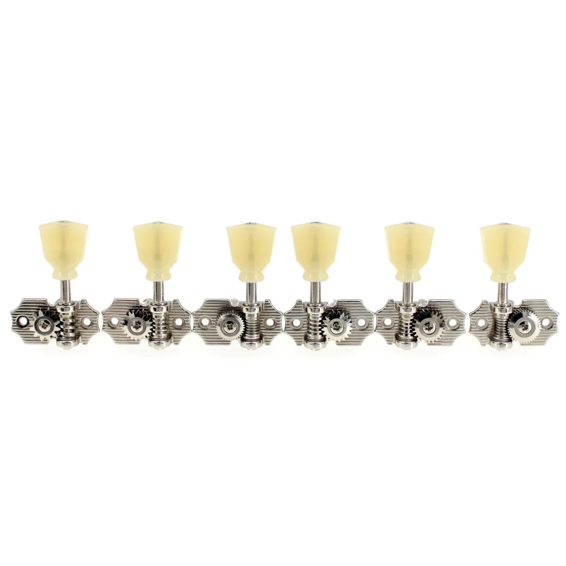 Graph Tech Ratio Waffleback 3x3 Vintage Style Tuners - NICKEL