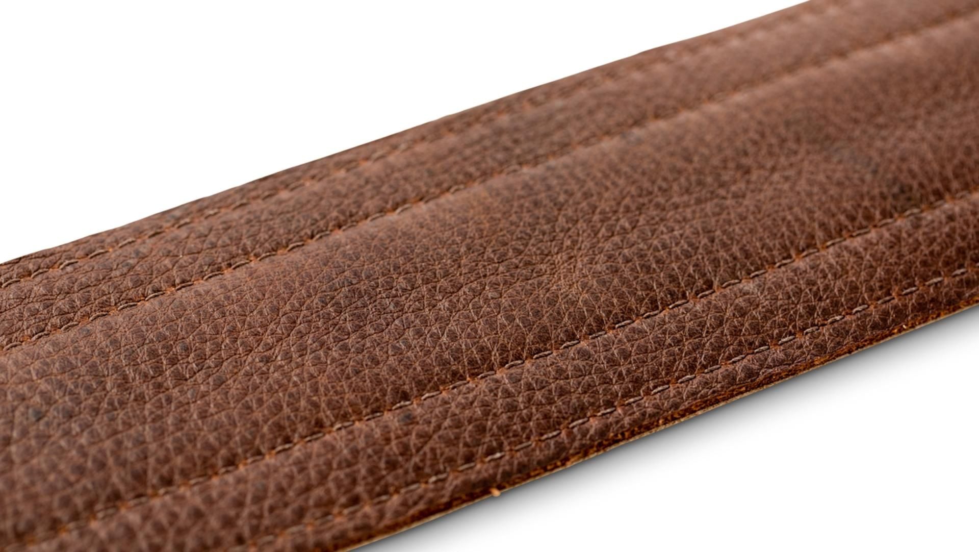 Taylor Reflections 2.5" Leather Guitar Strap, Spruce/Ebony