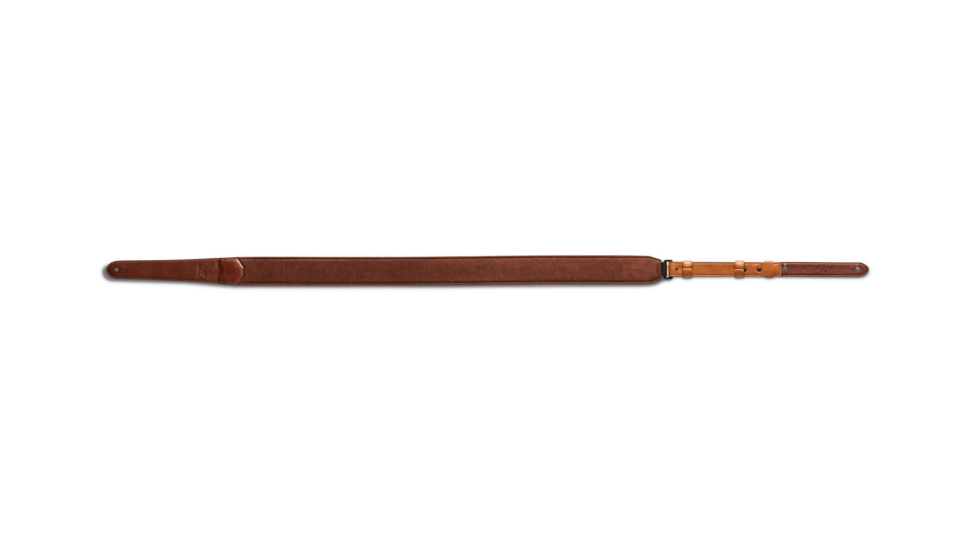Taylor 2.5" Vegan Leather Guitar Strap, Tan w/Natural Textile Trim