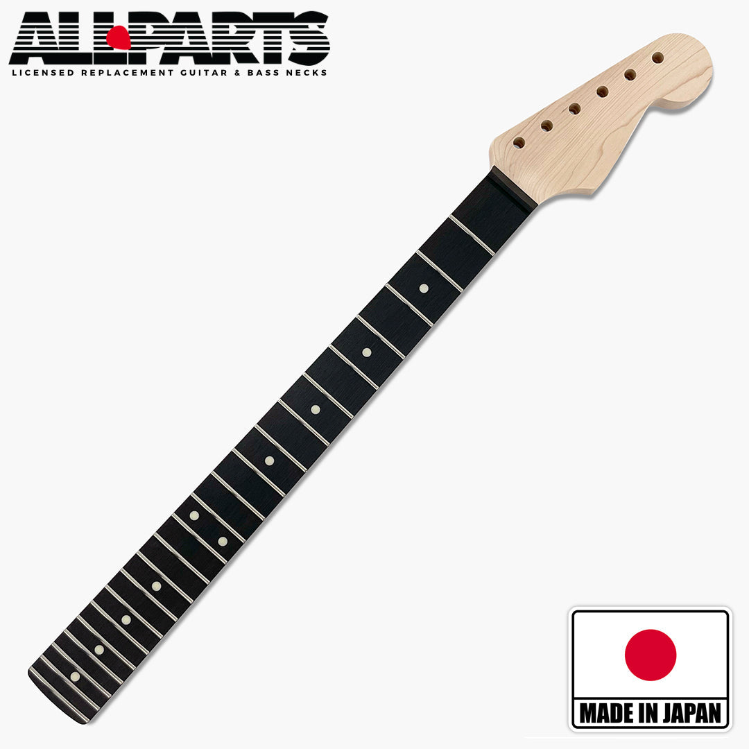 Maple Neck for Stratocaster, Ebony Fingerboard