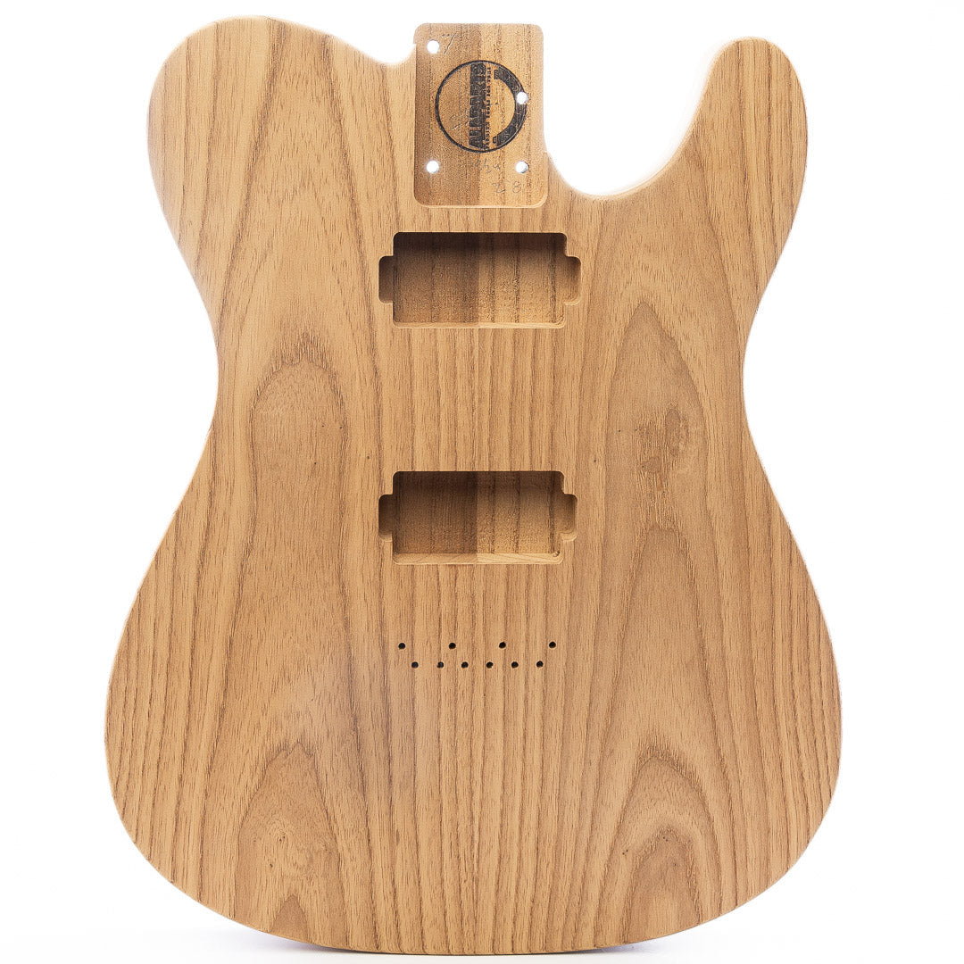 Allparts Select Unfinished Featherweight Body for Tele - Hum/Hum & Rear Route
