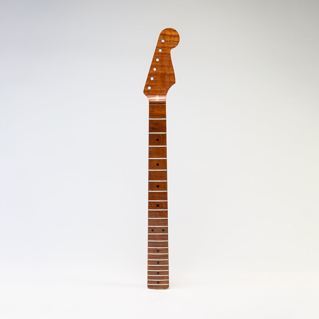 Allparts Select AAA+ Roasted Flame Maple Vintage Spec Neck for Strat - Licensed by Fender