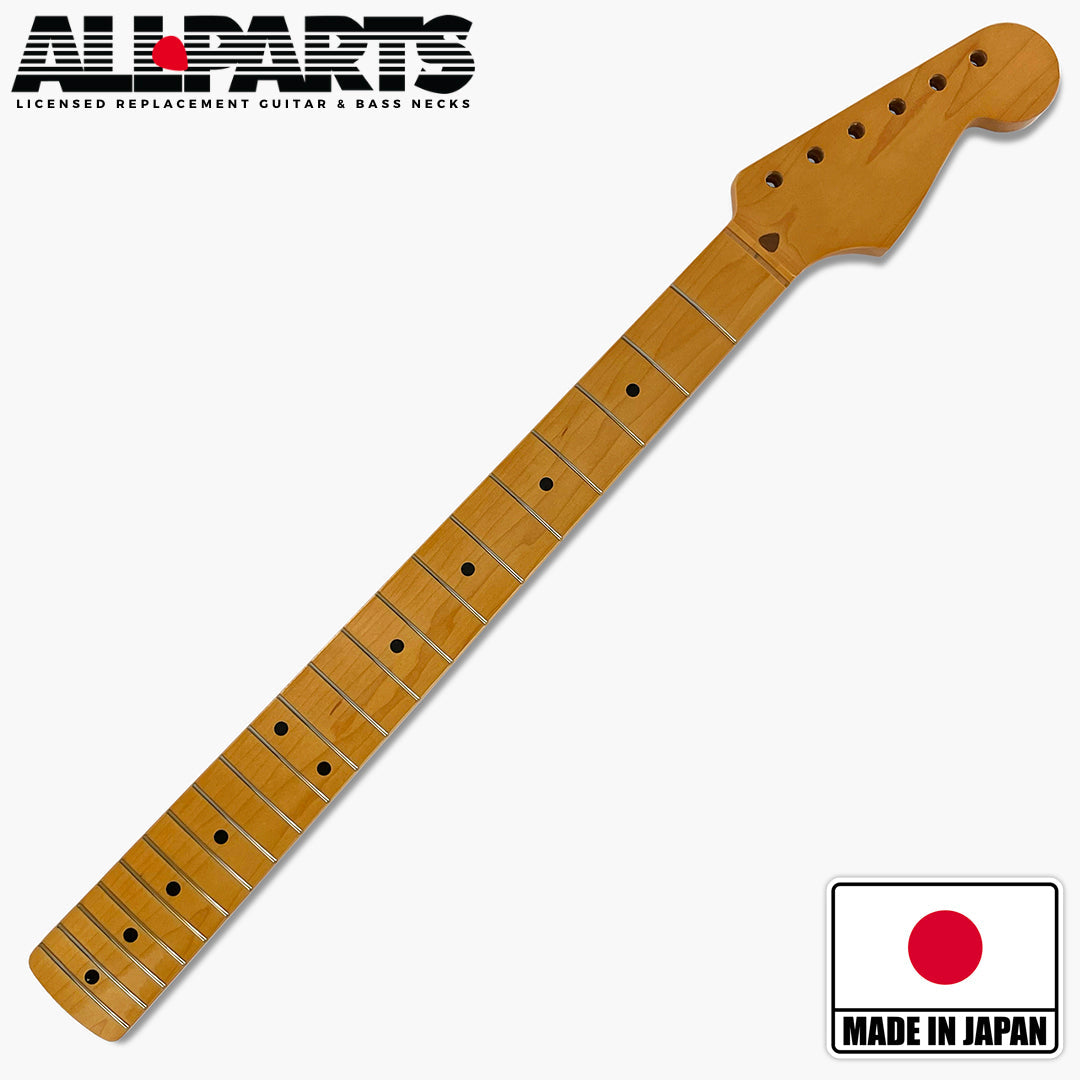 Strat Neck, Maple, Nitro Finish