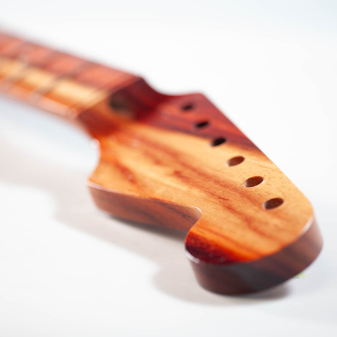 Allparts Select Unfinished AAA+ Roasted Flame Maple "Ultra-MOD" Neck for Strat - Licensed by Fender