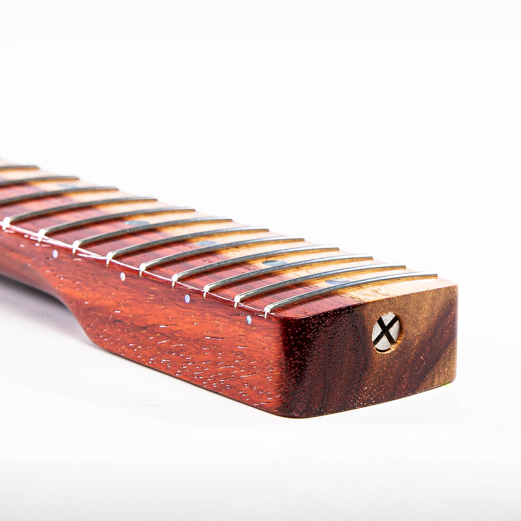 Allparts Select Unfinished AAA+ Roasted Flame Maple "Ultra-MOD" Neck for Strat - Licensed by Fender