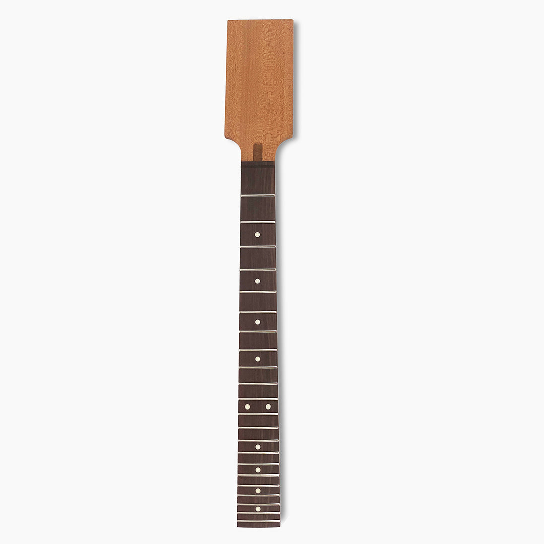 Angled Paddle Head Guitar Neck, Mahogany