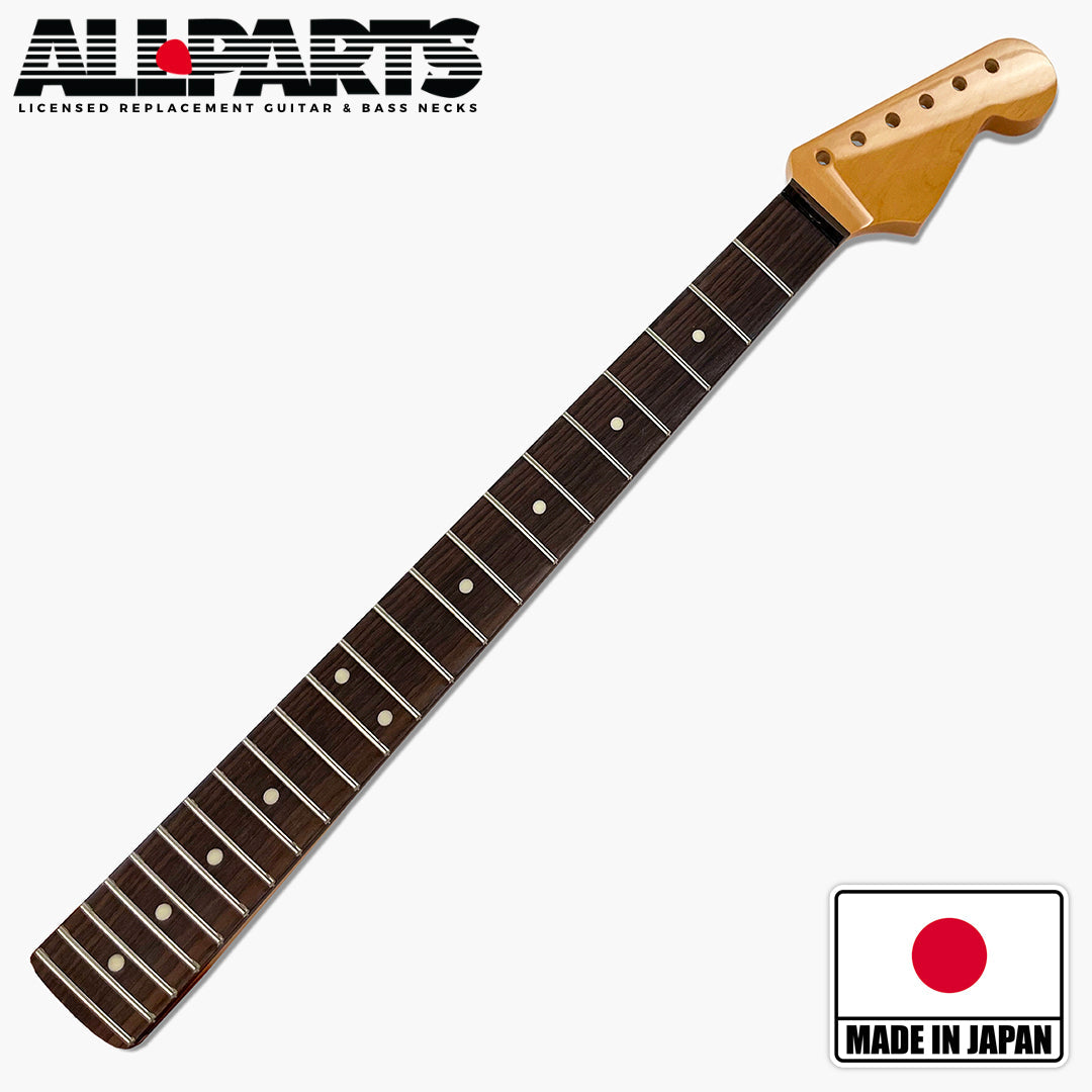 Strat Neck, Maple, 22 Frets, Vintage Tinted Finish