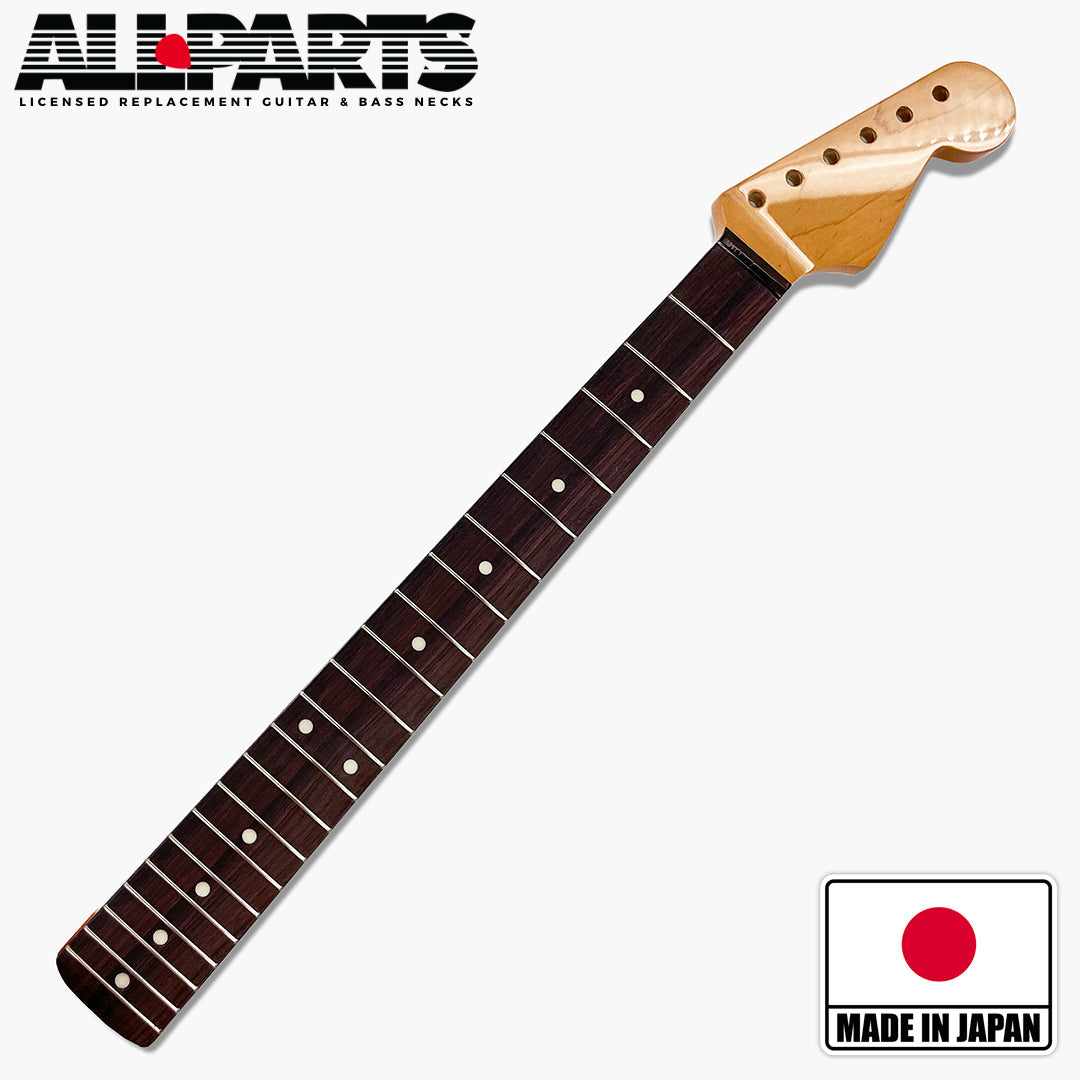 Strat Neck, Rosewood Fingerboard, C Profile, Nitro Finish