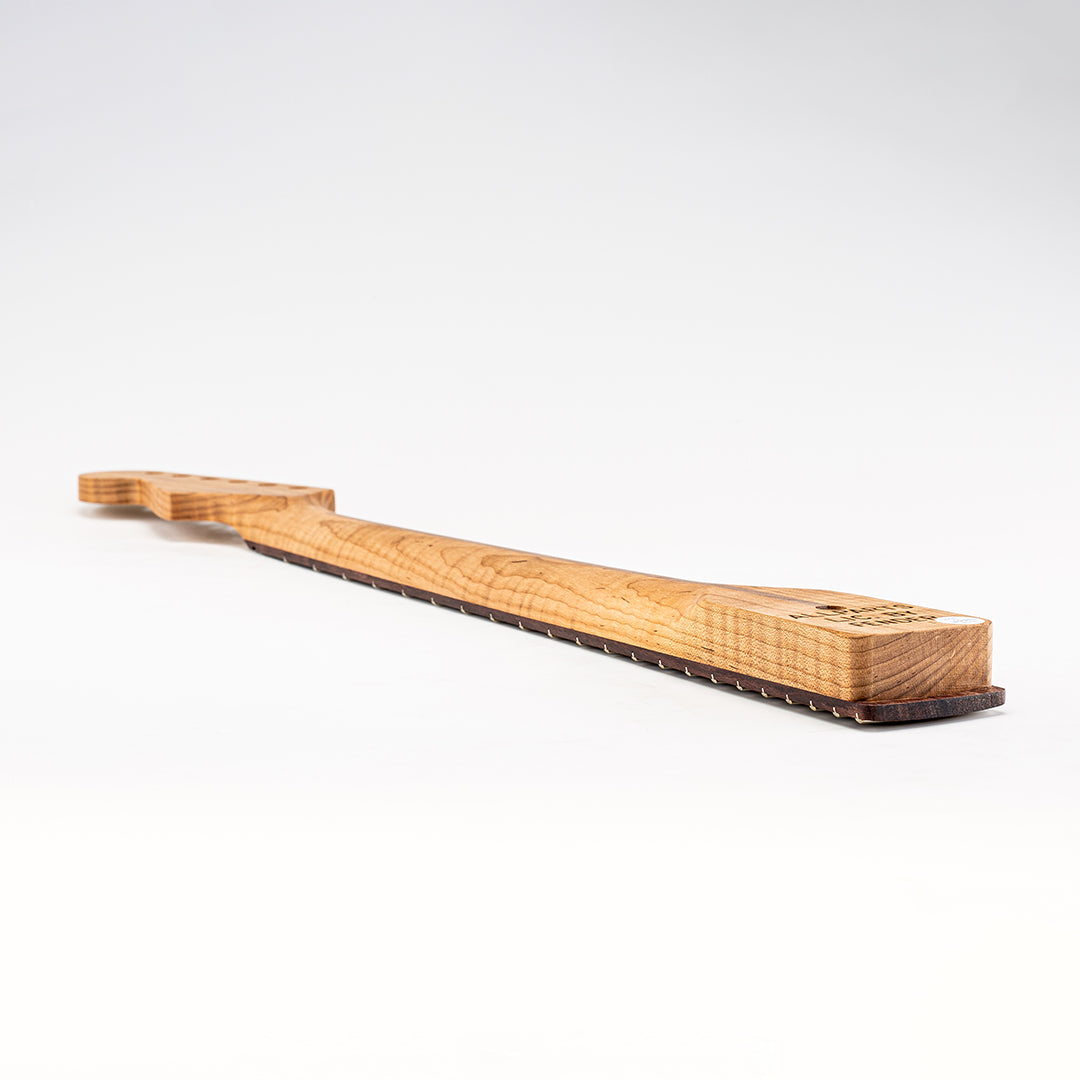 Allparts Select Unfinished AAA+ Roasted Flame Maple "Ultra-MOD" Neck for Strat, Rosewood Fretboard - Licensed by Fender