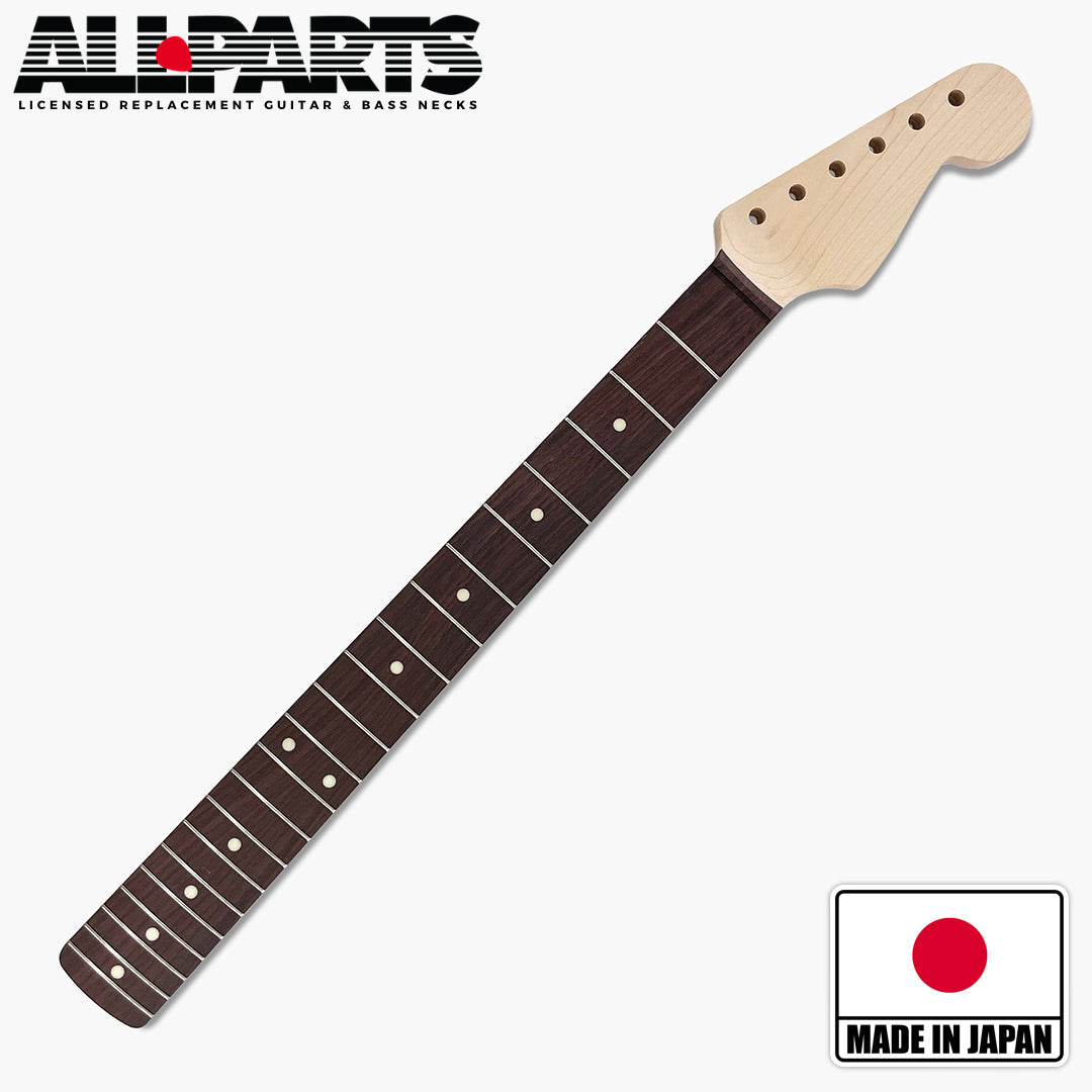 Strat Neck, Rosewood Fingerboard, Veneer