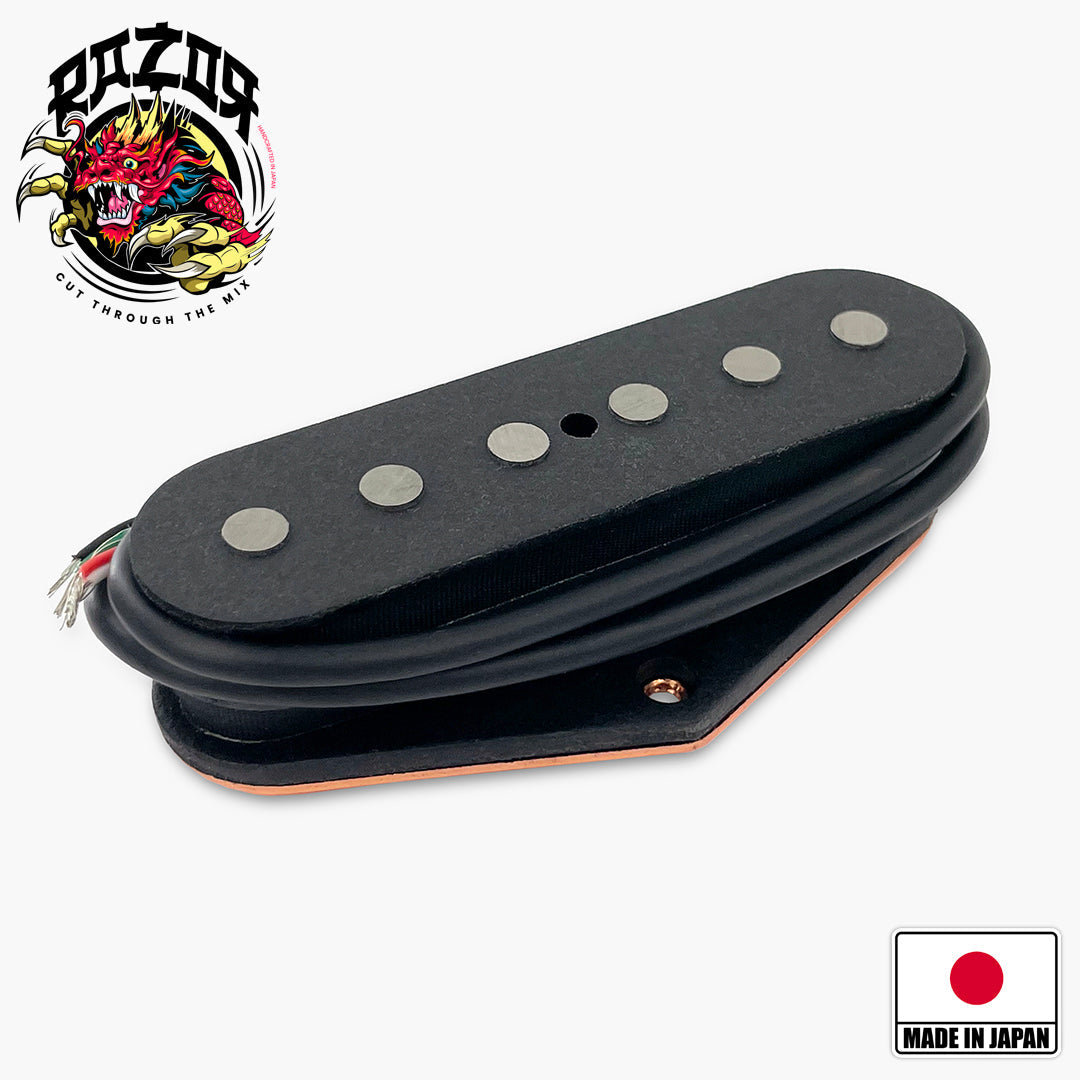 Razor Hihō Hidden Gem Single-Space Stacked Humbucking Bridge Pickup for Tele, Uncovered