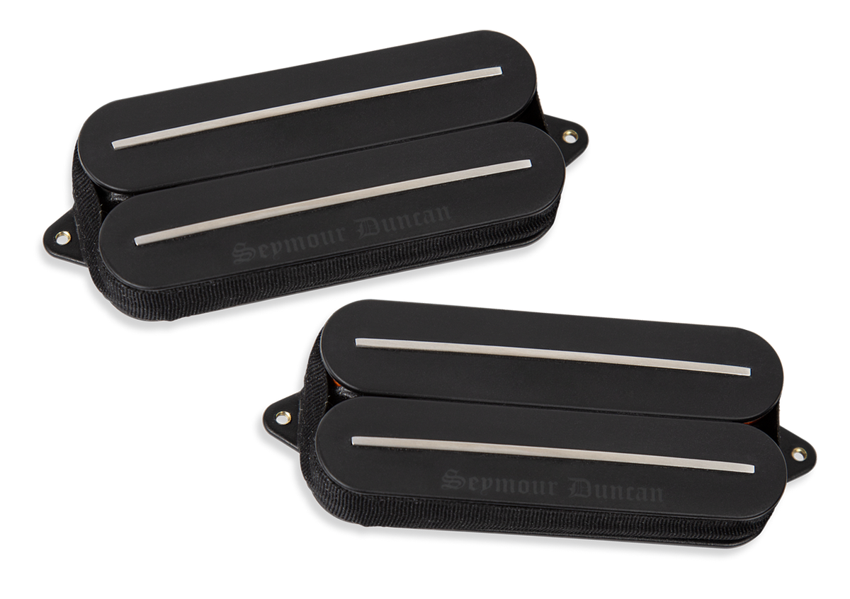 Seymour Duncan Black Winter Rail Pickup Set, 7-String, Black