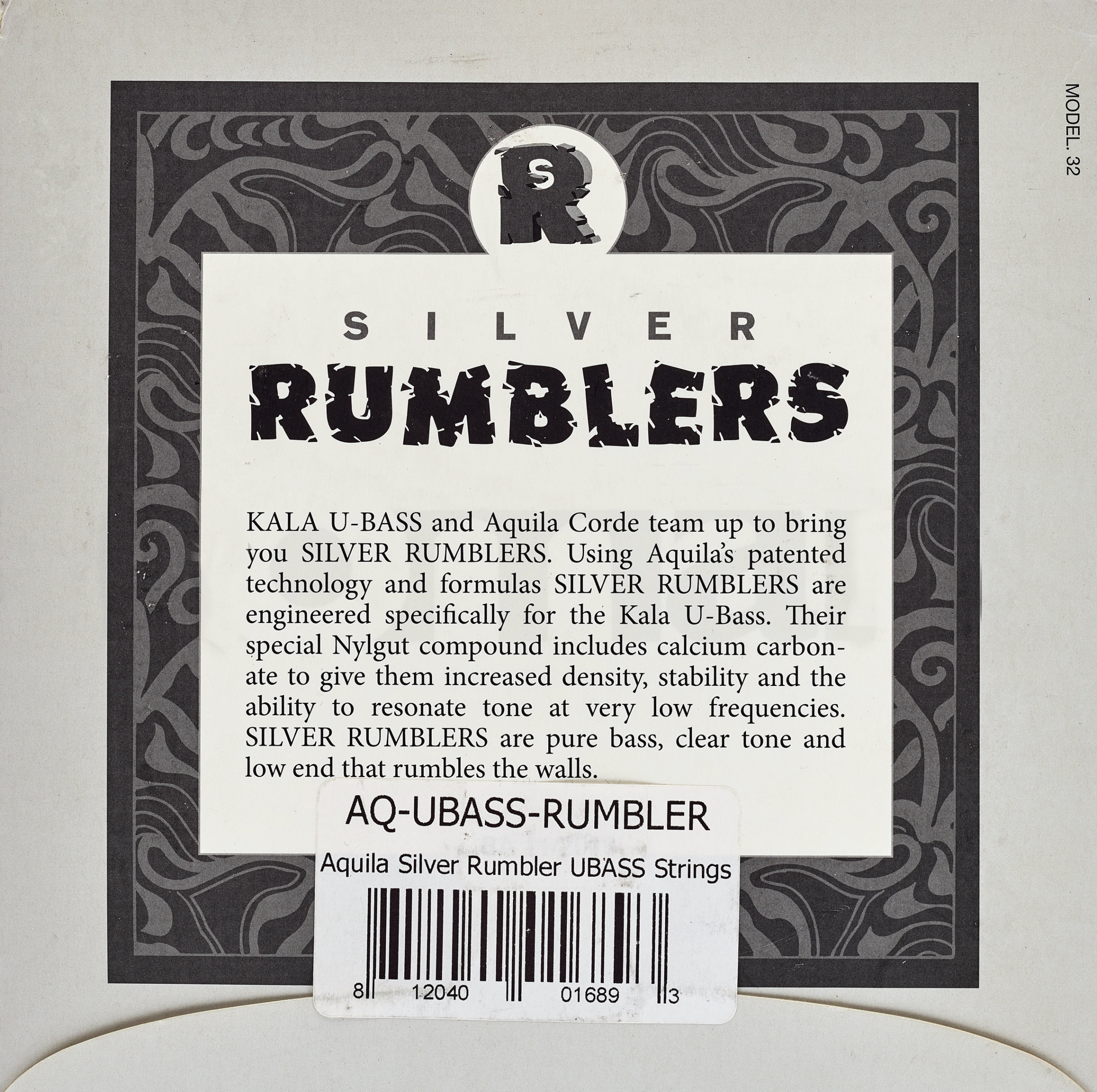 Aquila AQ-UBASS-RUMBLER Silver Rumbler U-Bass String Set