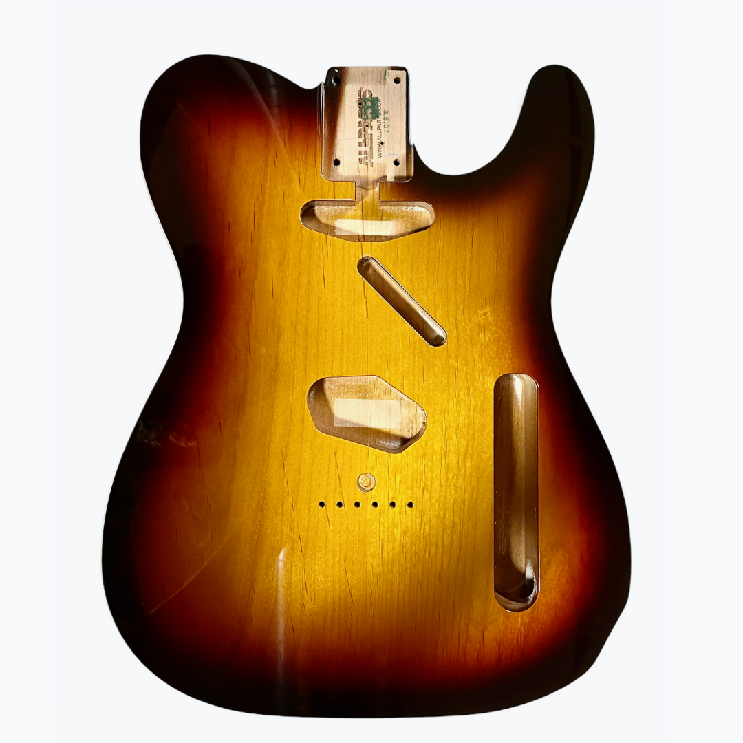 Tele Body, Alder, 3-Tone Sunburst
