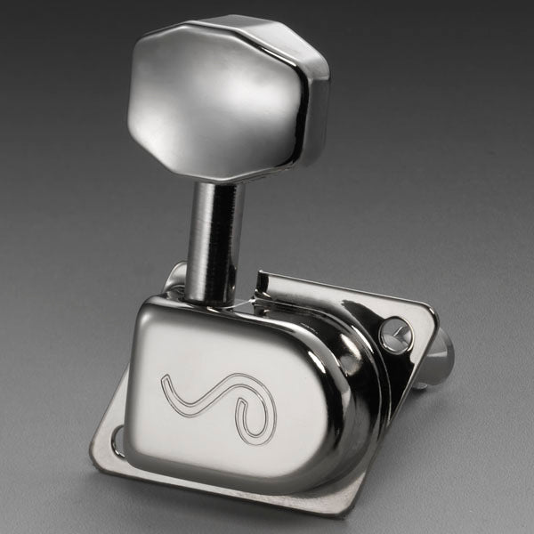 Schaller ST6/F-Series 6-In-Line Diagonal Mount Tuning Keys, Nickel