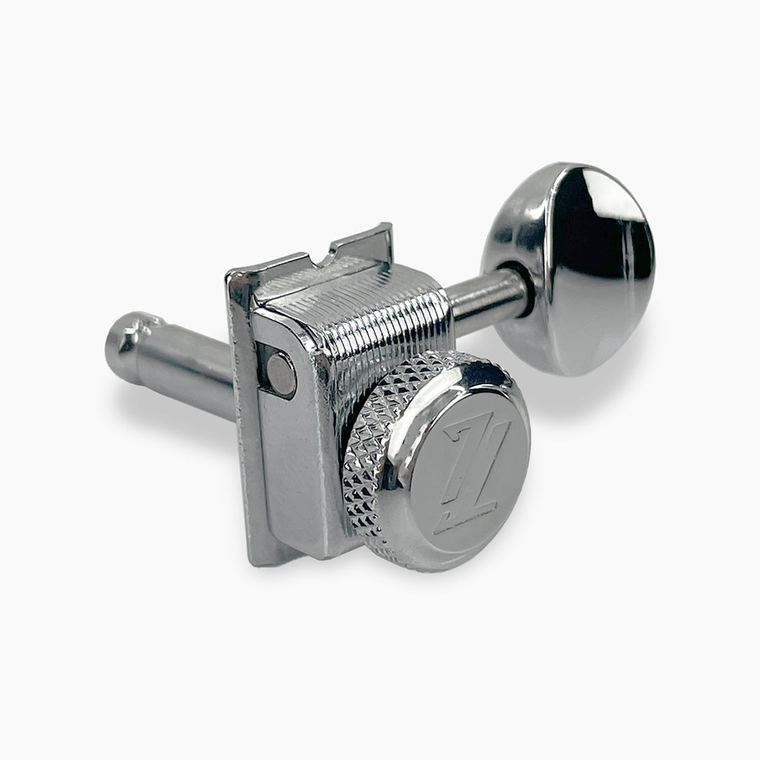 Top Lock Vintage Style 6-In-Line Locking Tuning Keys, Staggered Posts