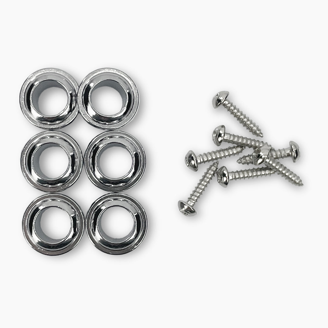 Top Lock Vintage Style 6-In-Line Locking Tuning Keys, Staggered Posts