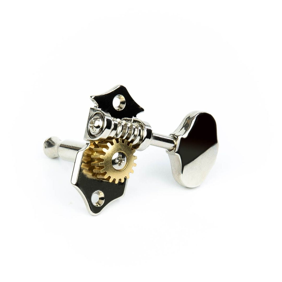 True Tune 3x3 Open Gear Tuning Keys, Nickel