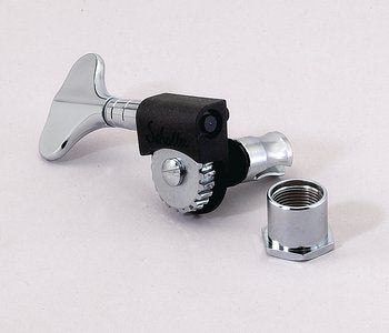 Schaller 2x2 Lightweight Half-Covered Bass Tuning Keys, Chrome