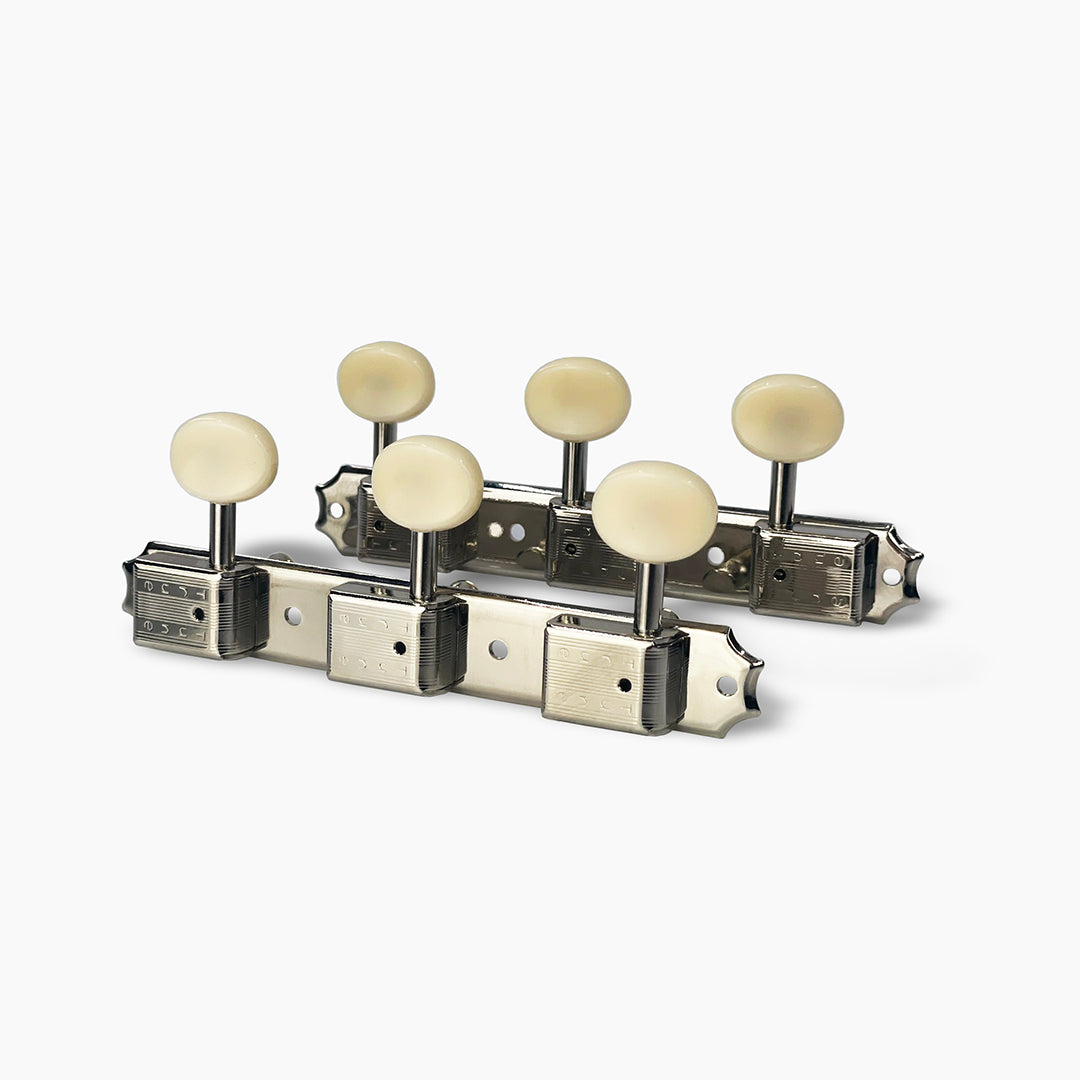Top Tier 3-On-A-Strip Vintage Style Tuning Keys