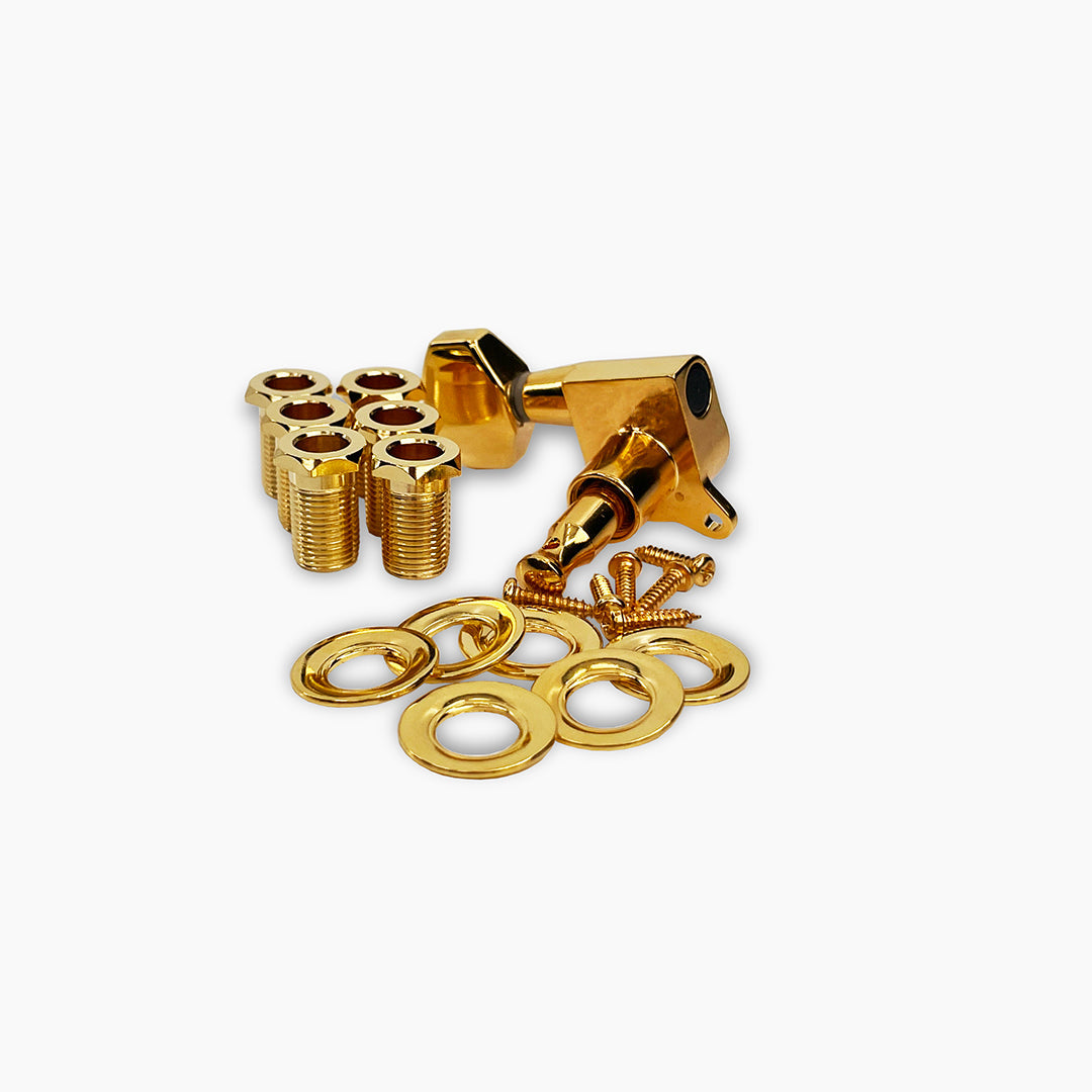 Top Tier 6-In-Line Mid-Size Tuning Keys, Nickel