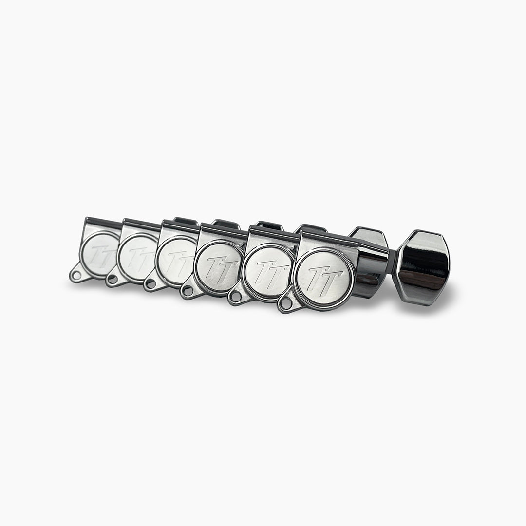Top Tier 6-In-Line Mid-Size Tuning Keys, Nickel