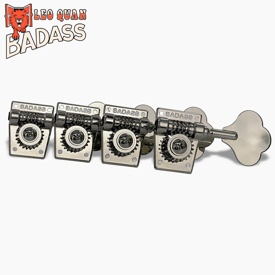Leo Quan Badass OGT 4-In-Line Bass Tuning Keys, Large Post