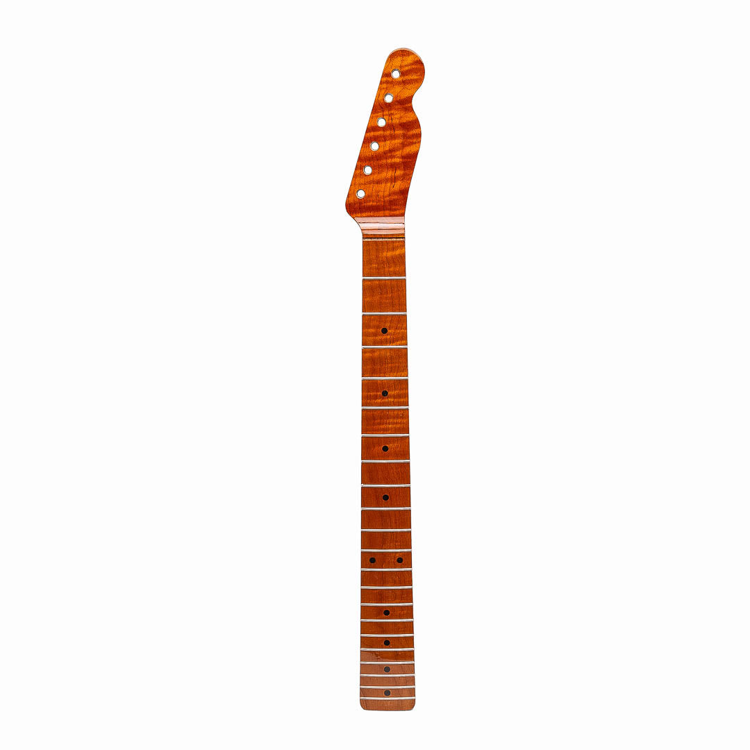 Allparts Select AAA+ Roasted Flame Maple "50's U" Vintage Tele Neck